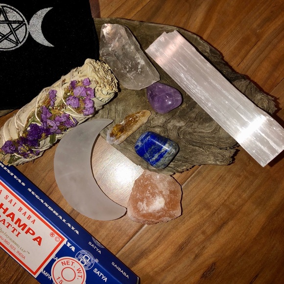 🌜Triple Moon Journal 🌝 Incense Stones And More🌛 - Picture 5 of 16